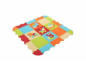 Puzzle pěnové 120x120 cm Zvířátka, Ludi