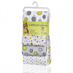 Látkové pleny, grey hedgehogs/šedí ježci, T-tomi